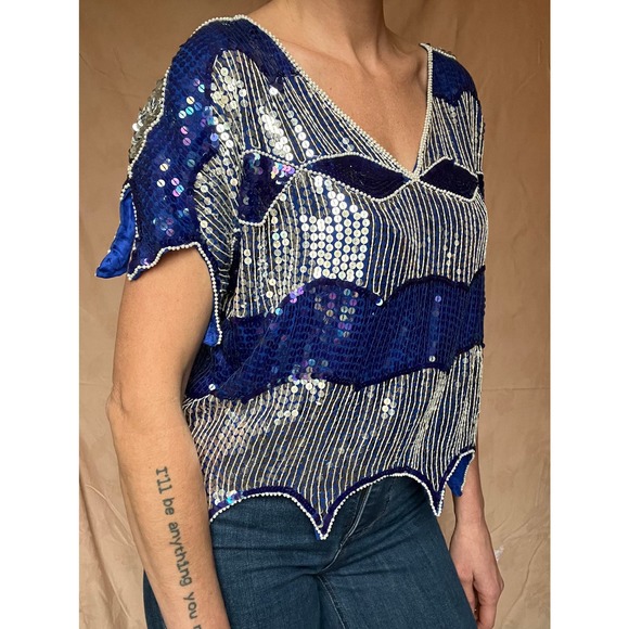 Vintage Sequin Top - Picture 5 of 10
